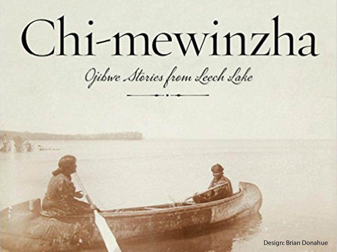 Cover of book "Chi-Mewinzha" using the font P22 Marcel Script